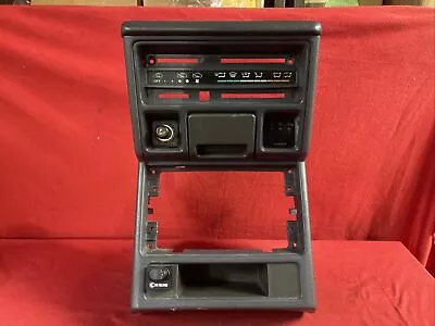 83-91 Mitsubishi Montero Dodge Raider Center Dash Climate Radio Clock Grey OEM • $74