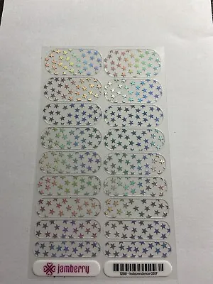$13 • Buy Jamberry Nail Wraps Full Sheet Independence Holographic￼