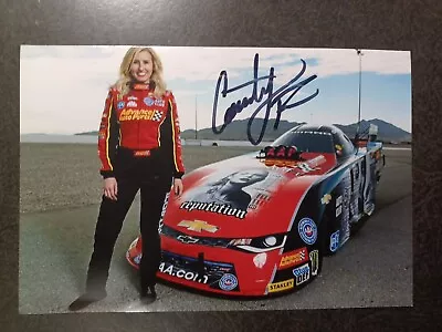  COURTNEY FORCE Authentic Hand Signed Autograph 4X6 PHOTO -SEXY RACE CAR DRIVER • $3.94