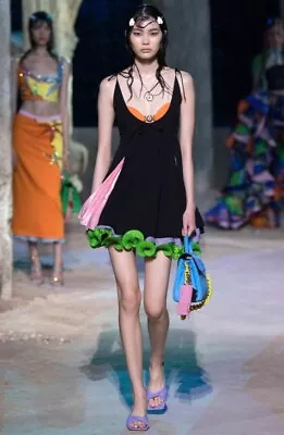 RUNWAY! NWOT. $2695 VERSACE  Mini Dress Versace SS 2021 Milan. IT 46/ US 8 • $590