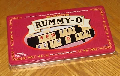 RUMMY-O Collectors Tin Vintage 1999 Cardinal Rummikub Tile Game - Sealed • $29.94