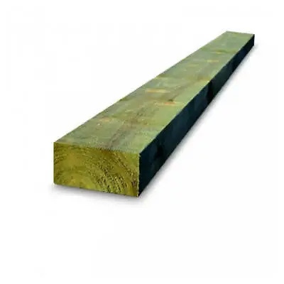 6 PACK -  2.4m Green Treated Garden Sleeper 200 X 100mm • £184.99