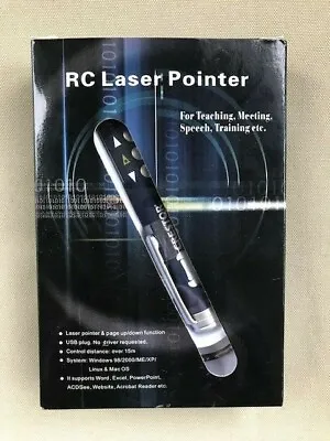 £21.33 • Buy RC Wireless USB PowerPoint Presenter Laser Pointer - Teaching, Training, Meeting