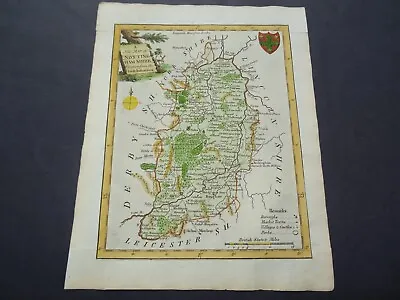 Antique Map Of Nottinghamshire By Alexander Hogg And Thomas Conder 1784 • £30