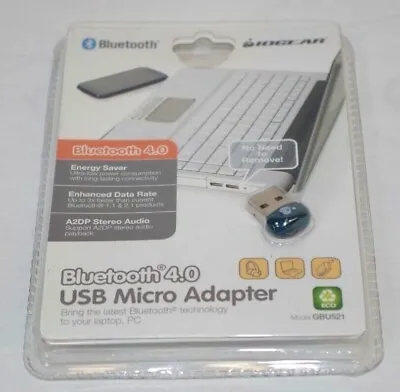 Iogear GBU521 USB Bluetooth 4.0 Bluetooth Micro Adapter NEW FACTORY SEALED • $14.99