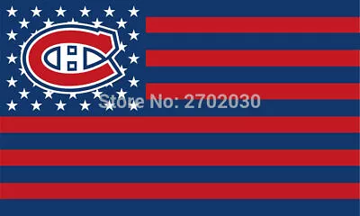 Montreal Canadiens Flag 3x5ft Banner Polyester Ice Hockey Stanley Cup Canadien03 • $15.99