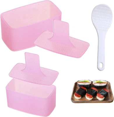 Musubi Maker Press 2 Pack Rice Ball Mold Rectangle Thousand Layer Sushi Maker • £9.17