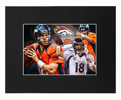 $9.98 • Buy Peyton Manning Super Bowl NFL Football  Art Print Picture Art Poster Matted 8x10