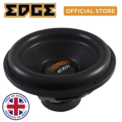 Edge 18 Inch Subwoofer 3600 Watts Car Audio Bass Speaker Sale! Rrp £399.99 • £249