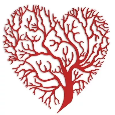 Heart Shaped Tree Of Life Metal Steel Wall Art Home Garden Decoration Gift. • £244.44