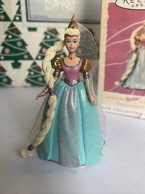 £12.99 • Buy Rapunzel Barbie Princess' Christmas Hallmark Keepsake Ornament NIB