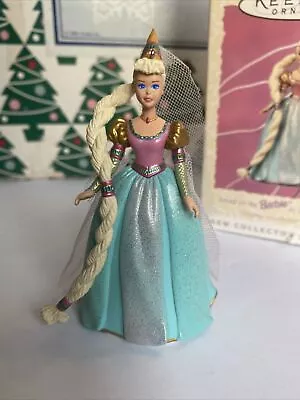 £12.99 • Buy Rapunzel Barbie Princess' Christmas Hallmark Keepsake Ornament NIB