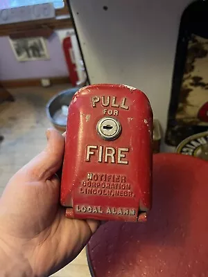 Vintage Old Station Call Box Pull For Fire Local Alarm Notifier BG1 Lincoln NEBR • $29.99
