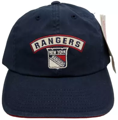 New York Rangers Slouch Hat Dad Cap Mickey Buckle Back B1 • $27.99