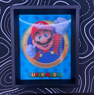 New Nintendo Mario 3D Holographic Pictures Frames - Pick Any Style • $25