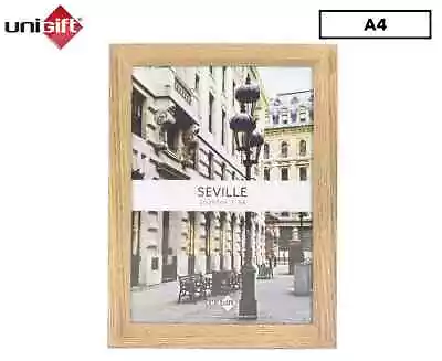 Seville Photo Frame A4 - Natural-FREE DELIVERY • $9.87