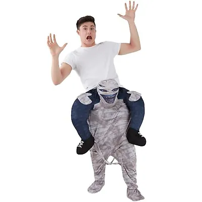 Adult Mummy Piggyback Costume Mens Womens Monster Ride On Halloween Fancy Dress • £29.99