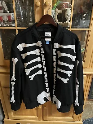 $399.99 • Buy Jeremy Scott Adidas Jacket Bones Skeleton Tracksuit Jacket Men’s Size Large L