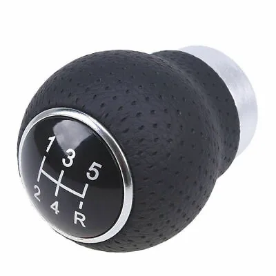 5-speed Leather Shift Button Shift Lever Button For Black Daewoo Daihatsu Martin  • $15.78