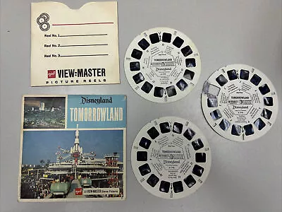 Saw Once GAF A179 Disneyland Tomorrowland ViewMaster 3 Reels Lagoon  Mermaid   • $19.90