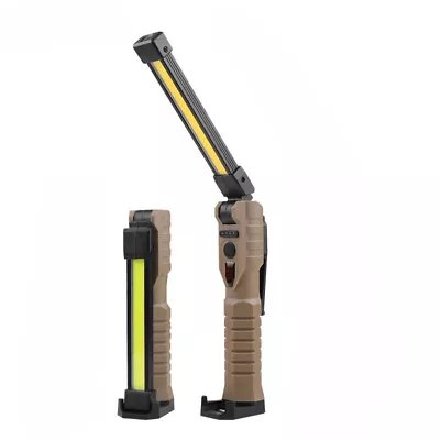 COB LED Magnetic Work Light USB Rechargeable Inspection Lamp Hand Torch Cordless • $13.95