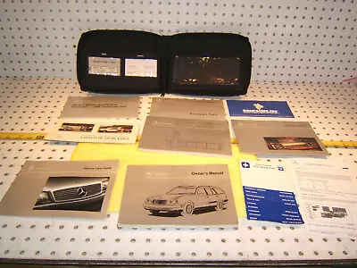 Mercedes 1998 E320 Wagon Owner's Manual 1 Set Of 10 BookletsPaper & MBZ 1 Case • $288