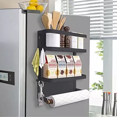 Vodoco Magnetic Spice RackMagnetic Paper Towel Holder Magnetic Shelf Spices O... • $35.73