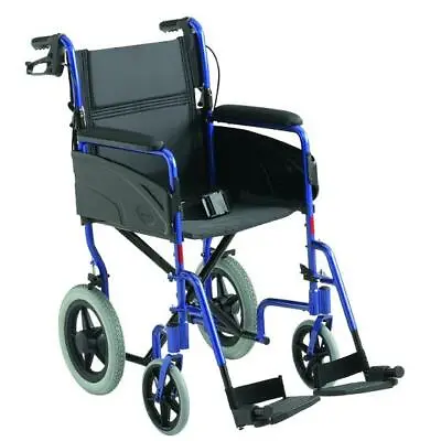 Invacare Alu Lite Transit Lightweight Wheelchair 16  Seat Width Slim Narrow  • £229