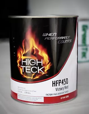 HIGH TECK Victory Red Automotive Basecoat Paint GALLON! HFP450 GM Code WA9260 • $109.99