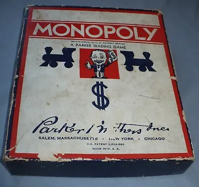 Vintage 1947 Monopoly Board Game Pieces Only No Board • $22.99