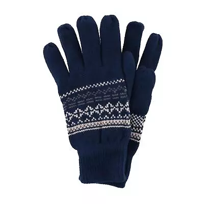 New CTM Men's Knit Winter Pattern Glove • $13.76