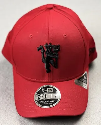 New Era Manchester United Stretch Snapback 9FIFTY Adjustable Hat Size M/L • $21.50