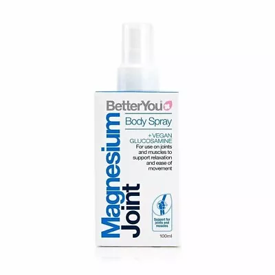 Better You Magnesium Oil Joint Body Spray + Vegan Glucosamine 100ml • £11.48