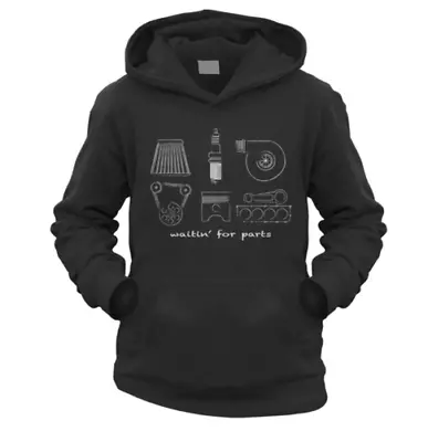 Waitin For Parts Kids Hoodie (Pick Colour And Size) Gift Present Drift JDM Car • $54.95