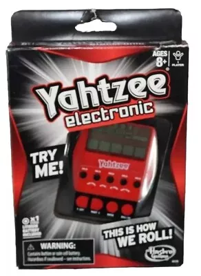 Hasbro Yahtzee Electronic Handheld Digital Game  NEW IN BOX  • $30.84