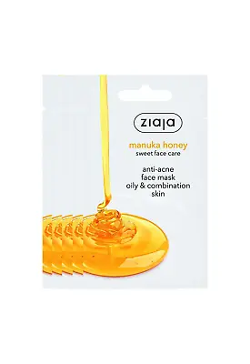5x Ziaja Manuka Honey Face Mask/Sachet 7Ml OFFICIAL UK • £8.74
