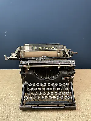 ANTIQUE UNDERWOOD TYPEWRITER - 1900's - RESTORATION - No.3? • £85