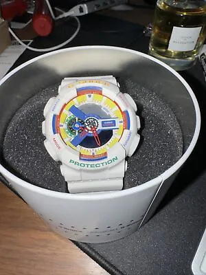 Mens Casio White G-Shock Dee And Ricky RARE Limited Edition Watch GA111DR-7A • $350