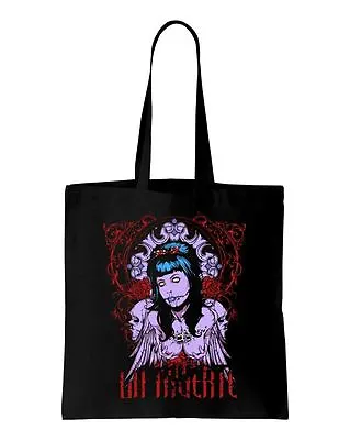 £7.50 • Buy La Muerte Day Of The Dead Skull Shoulder Bag - Goth Emo Clothing Fashion Tattoo