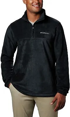 Columbia Men's 100% Polyester Steens Mountain Half-Zip Fleece Jacket Navy XL • $41.39