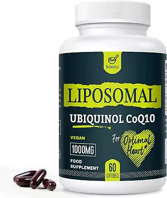 Liposomal Ubiquinol Vegan Coq10 1000 Mg High Bioavailability  • £26.41