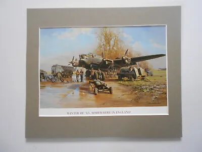 David Shepherd Print 'Winter Of '43 Somewhere In England' UNFRAMED • £22