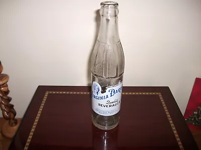 Vintage Original Virginia Dare 8oz. Soda Bottle. 1948 Detroit Mi. Lady Graphic • $8