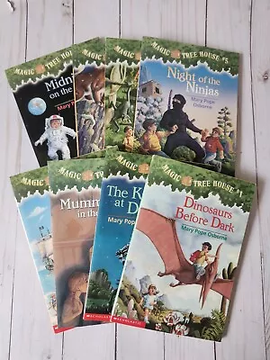 Magic Tree House Paperback Book Series Lot Of 8 Kids Books 1-8 Mary Osborne • $10