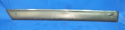 1962-1972 Volvo 1800 Left Door Upper Cover Panel Trim Bezel Chrome Black OEM • $99.95