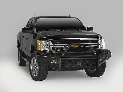 Fab Fours CH11-S2762-1 Black Steel Front Bumper - Fits 11-14 Chevy Silverado HD • $1567.31