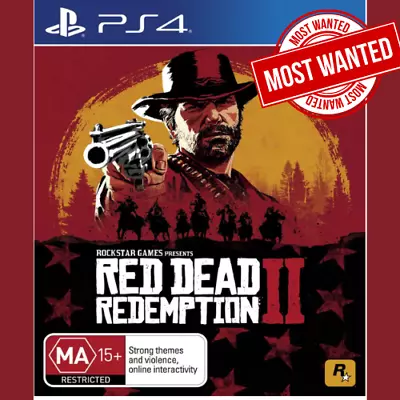 Red Dead Redemption 2 PS4 NEW Gift Boys Gaming Playsation 4 Games Gift Idea • $36.95