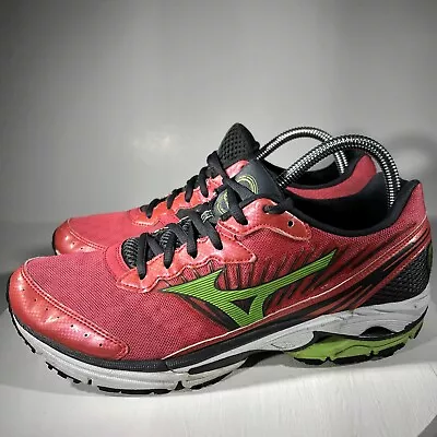 Mizuno Wave Rider 16 Womens Running Shoes Sneaker Size 10.5 Pink Gym Walking Run • $29.89