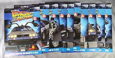 Universal Eaglemoss 1/8 DeLorean Back To The Future Books Manual ONLY Issue 1-81 • $5.99