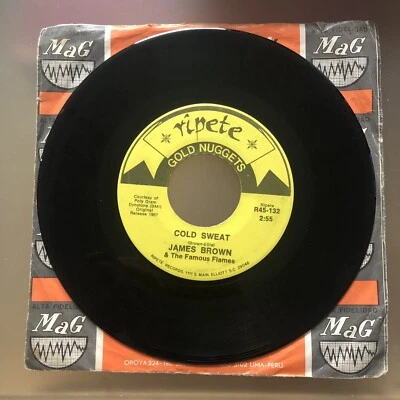 £5 • Buy JAMES BROWN -  I Feel Good / Cold Sweat -Vinyl 45rpm Ripete  R-132 Soul R&B